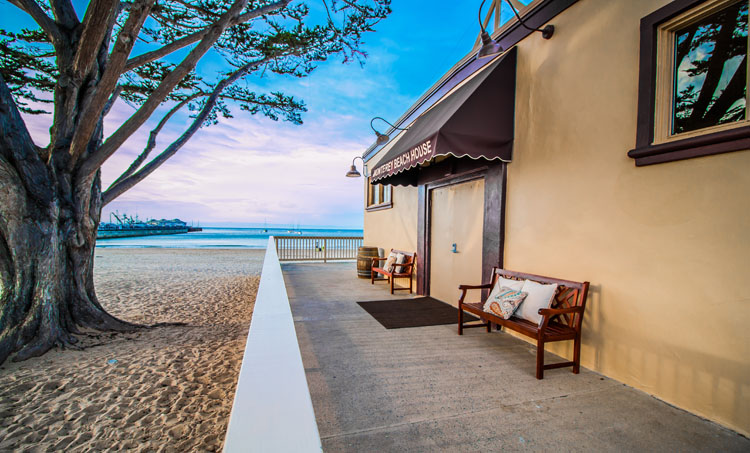 Front of Monterey Beach House